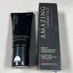 Amazing Cosmetics Golden Tan Smooth Cream Concealer Foundation Duo - New in Box